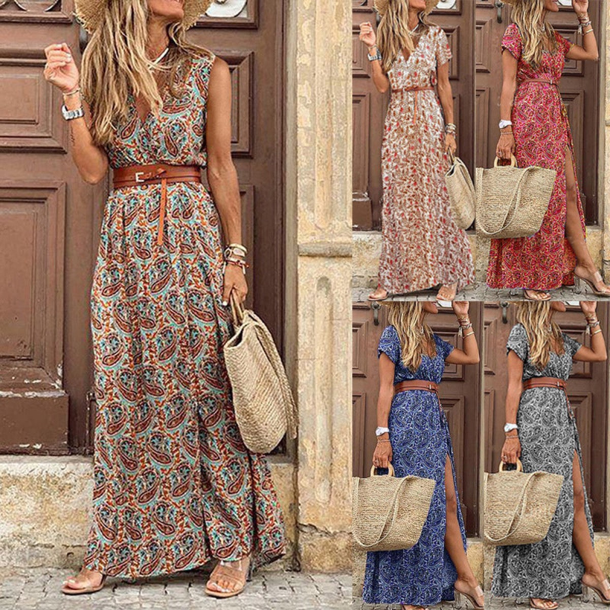 Robe bohème grande taille : taillés jusqu'au 6XL