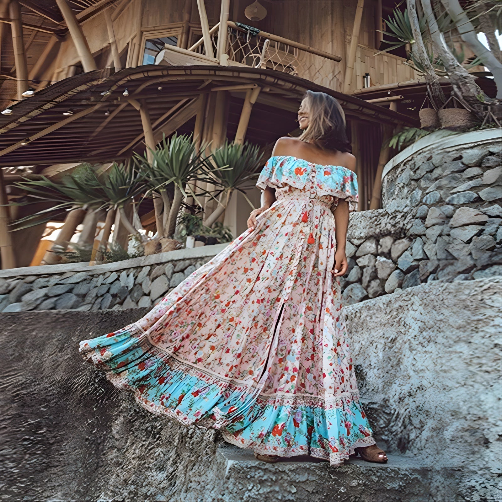 Robe Bohème Champêtre