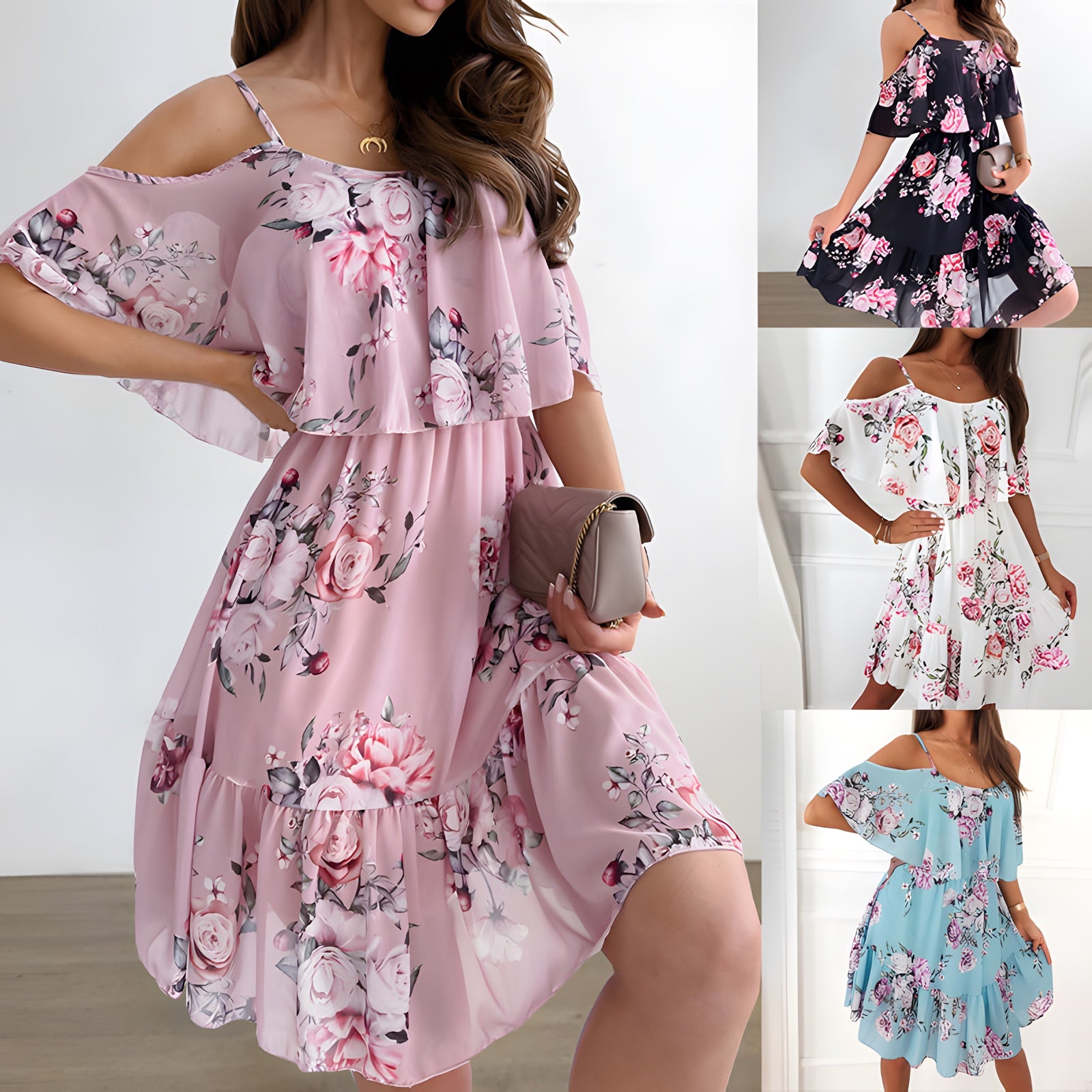 Robe boho blanche été