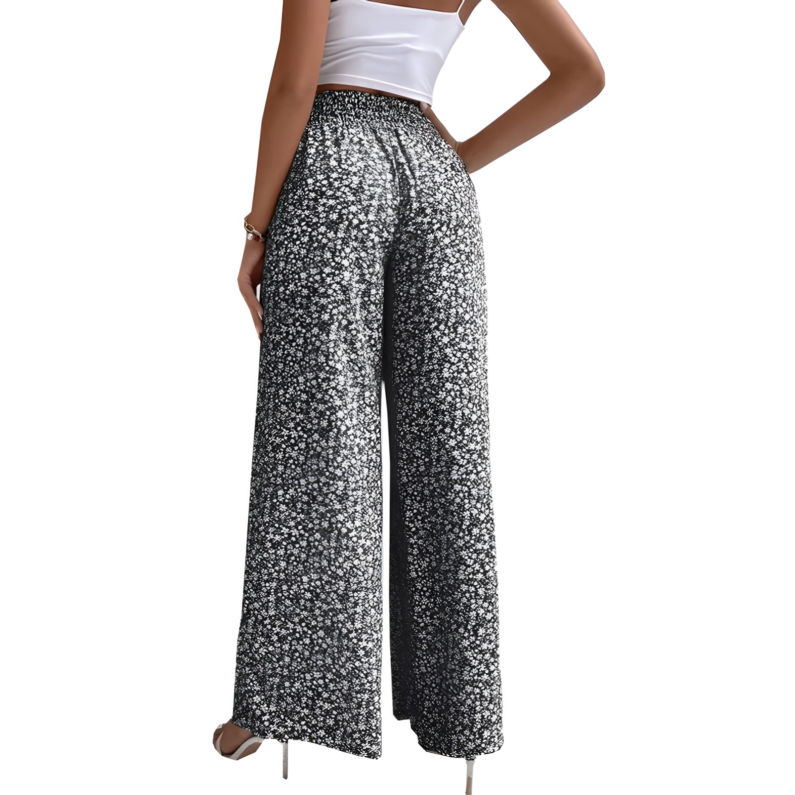 Pantalon Palazzo Fleuri
