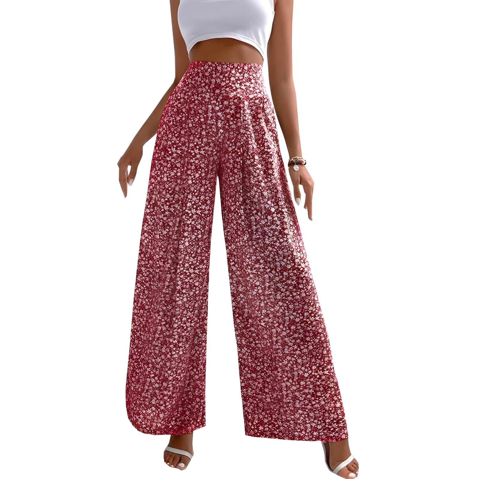 Pantalon Palazzo Fleuri