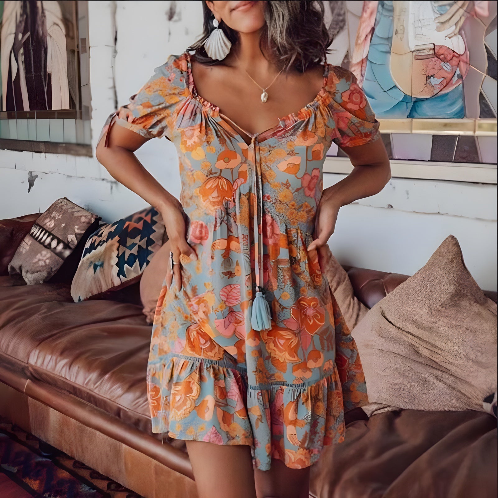 Robe Bohème Style éthique