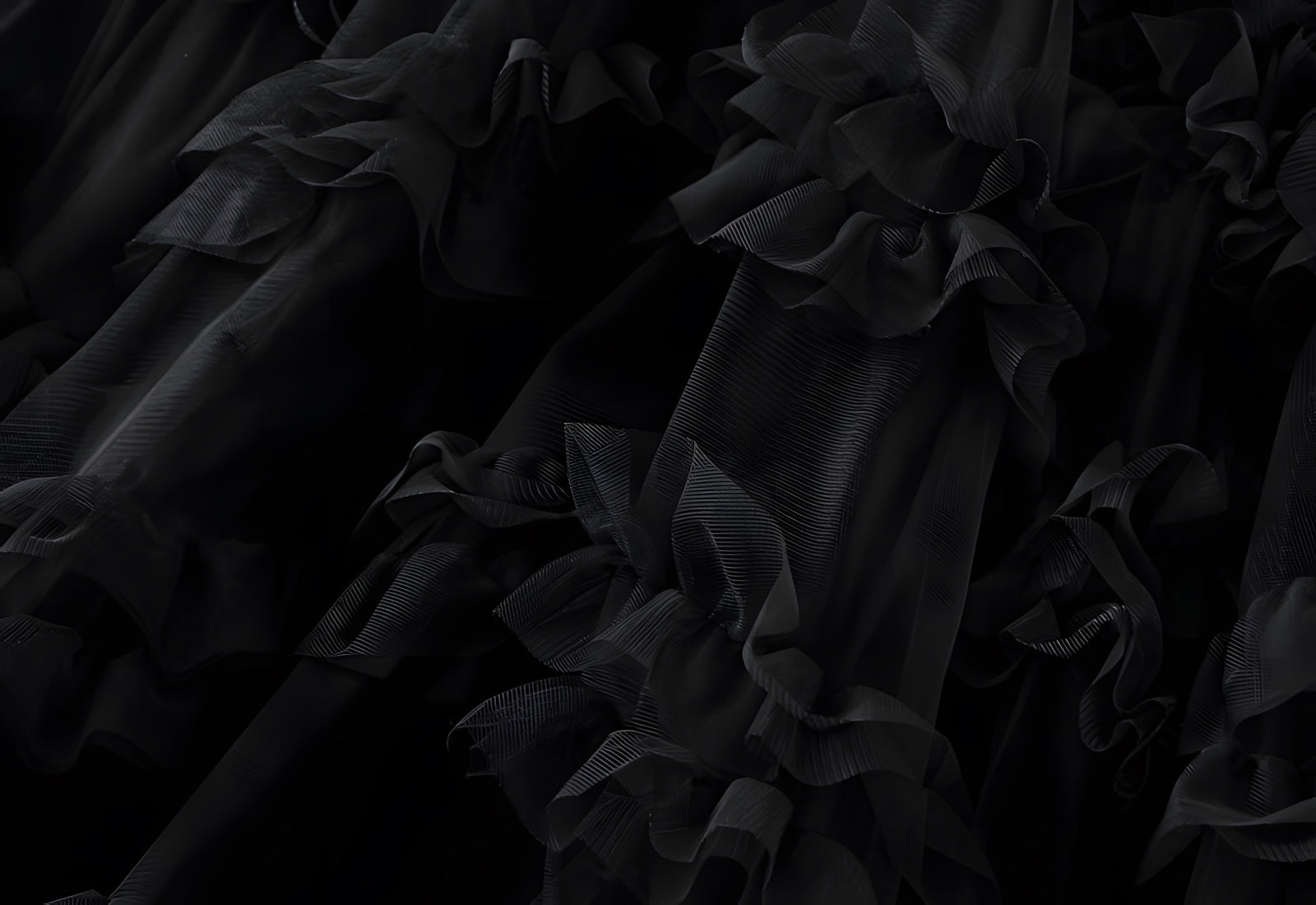 Jupe Bohème Noire Longue