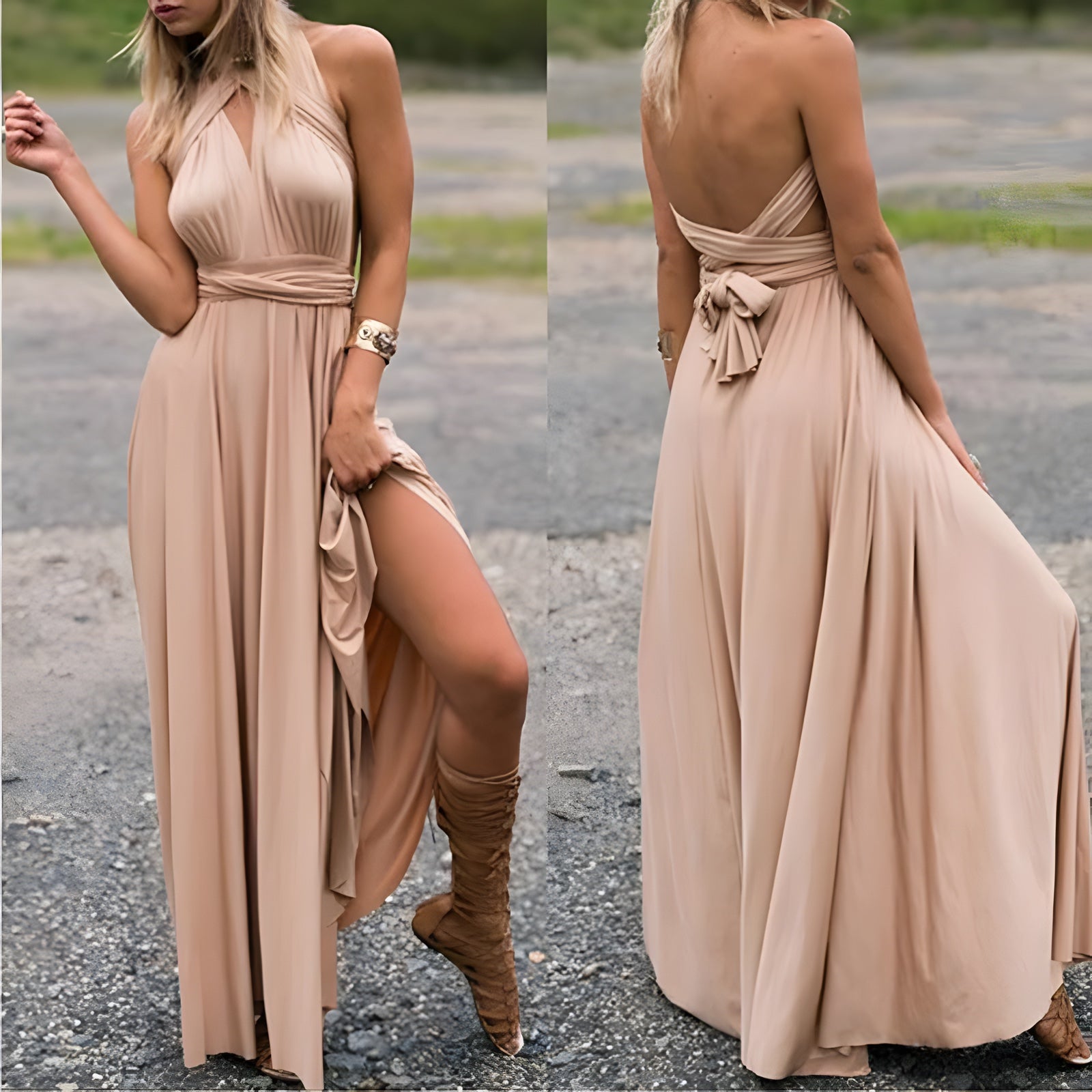 Tenue invitée mariage boheme hippie robe bohème chic