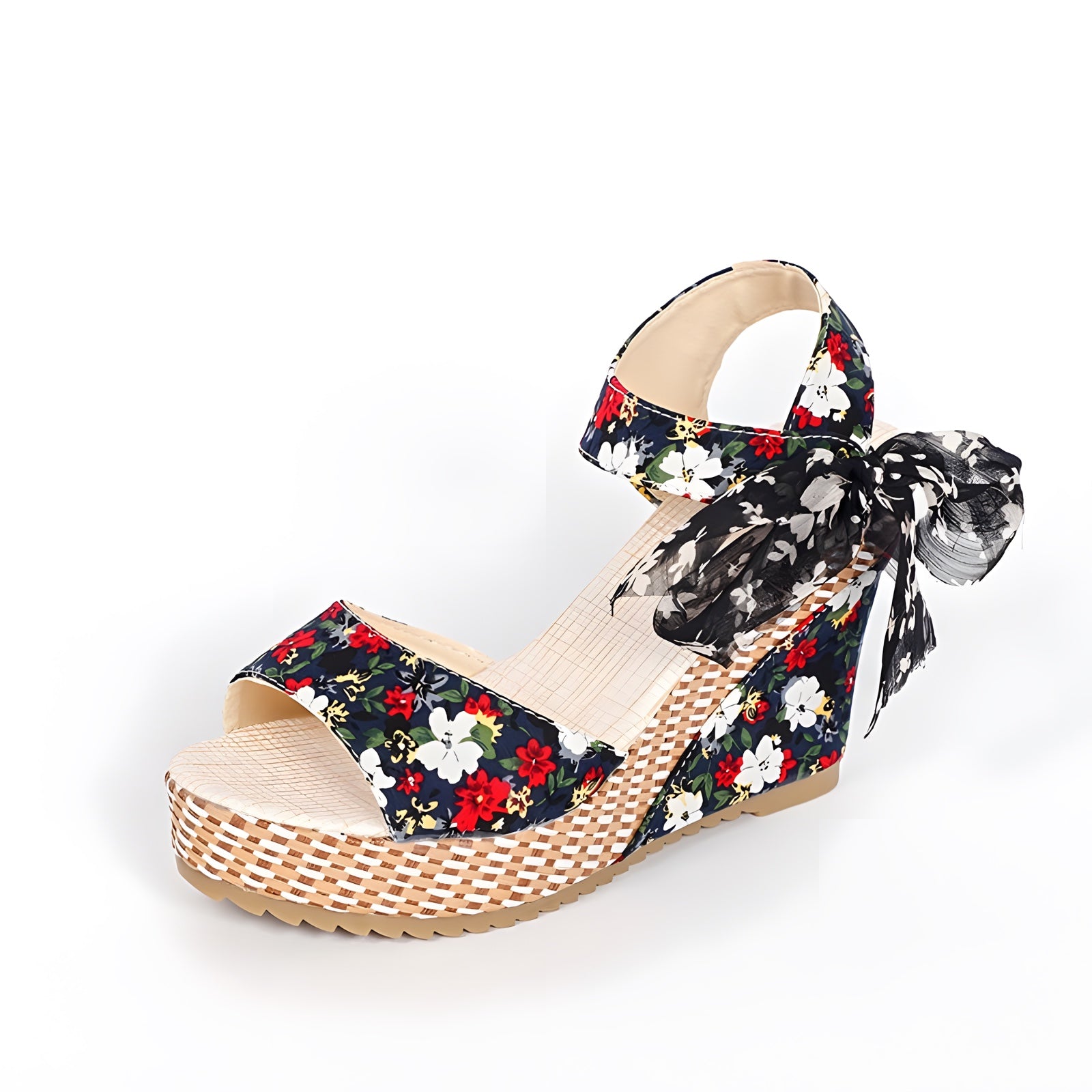 Sandale a talon bohème chic