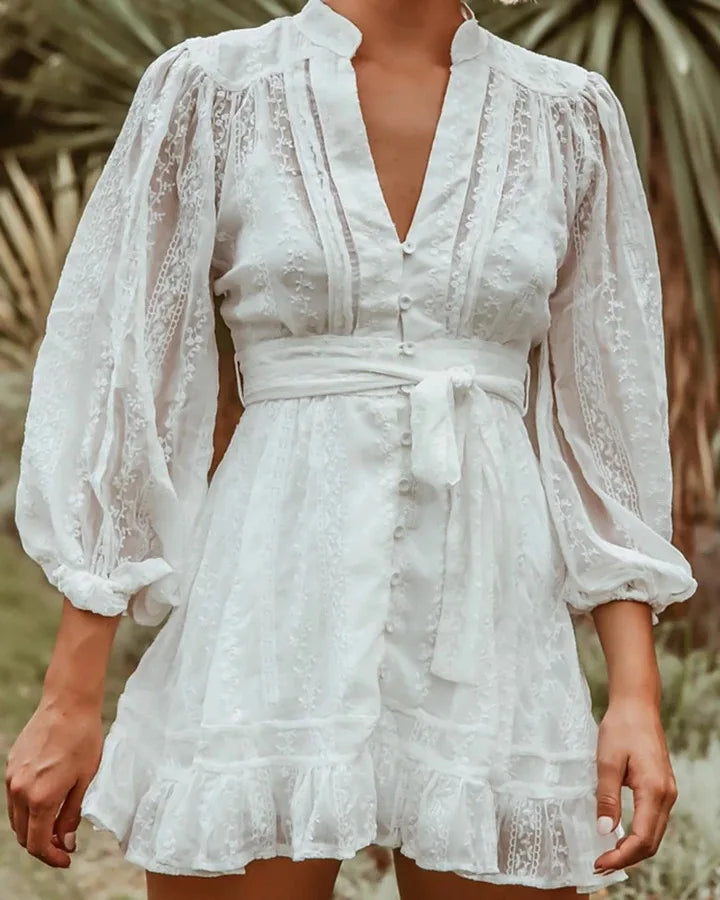 Robe Blanche Chic et Bohème