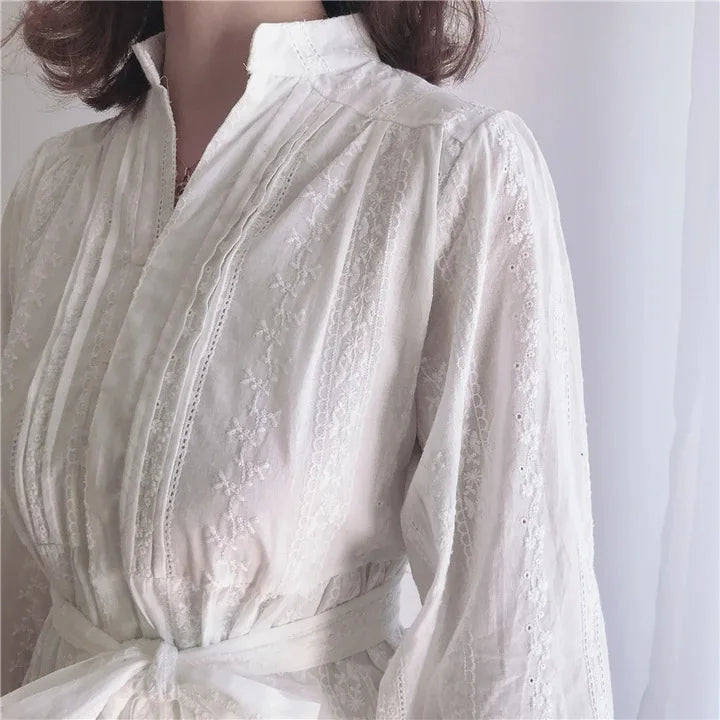 Robe Blanche Chic et Bohème