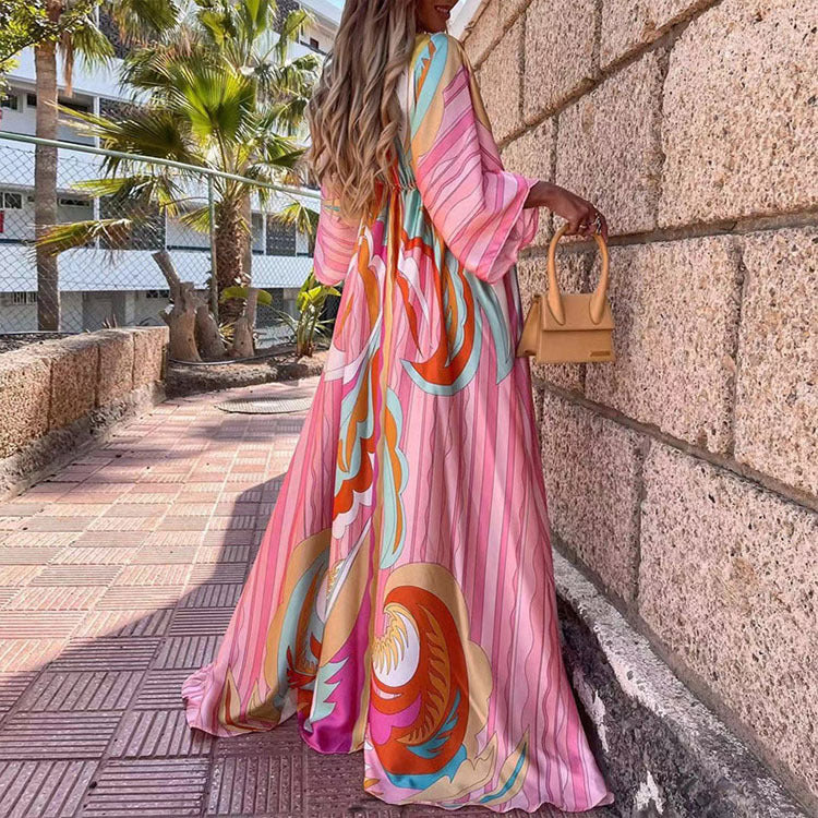 Robe bohème femme grande taille