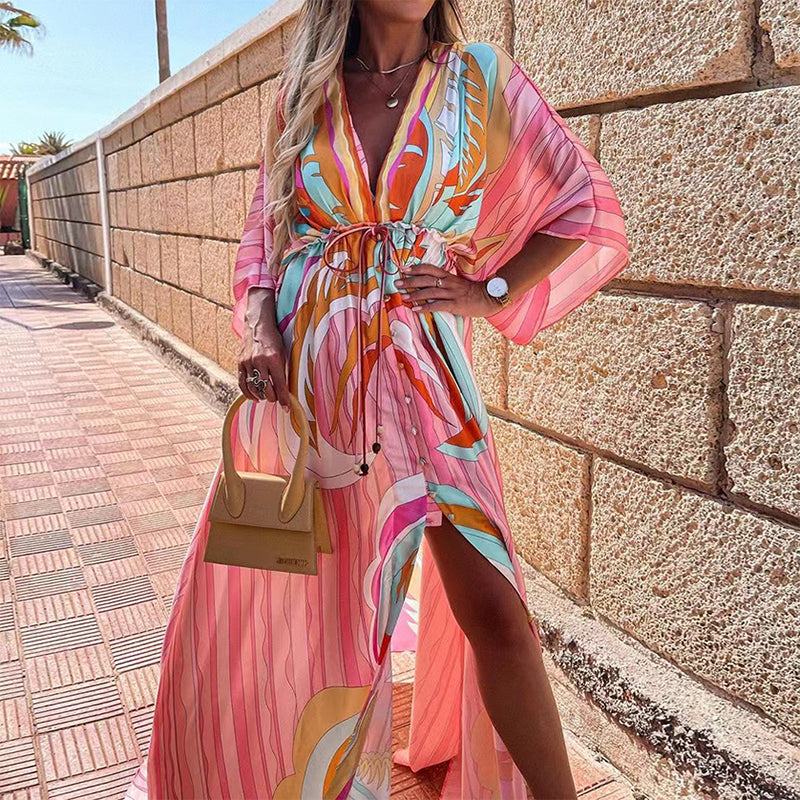 Robe bohème femme grande taille
