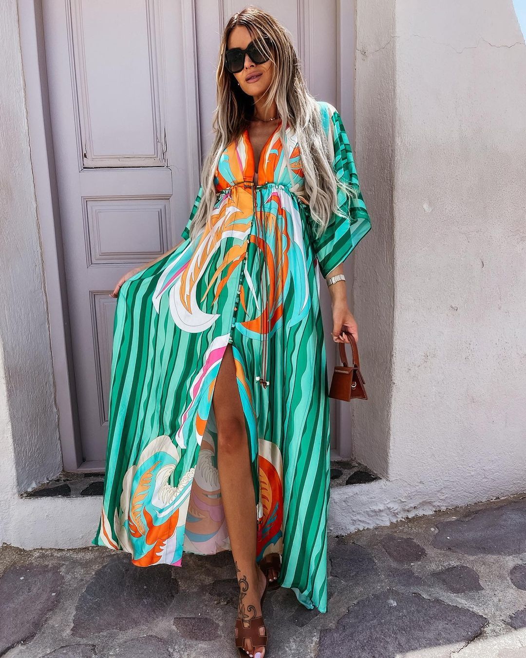 Robe bohème femme grande taille