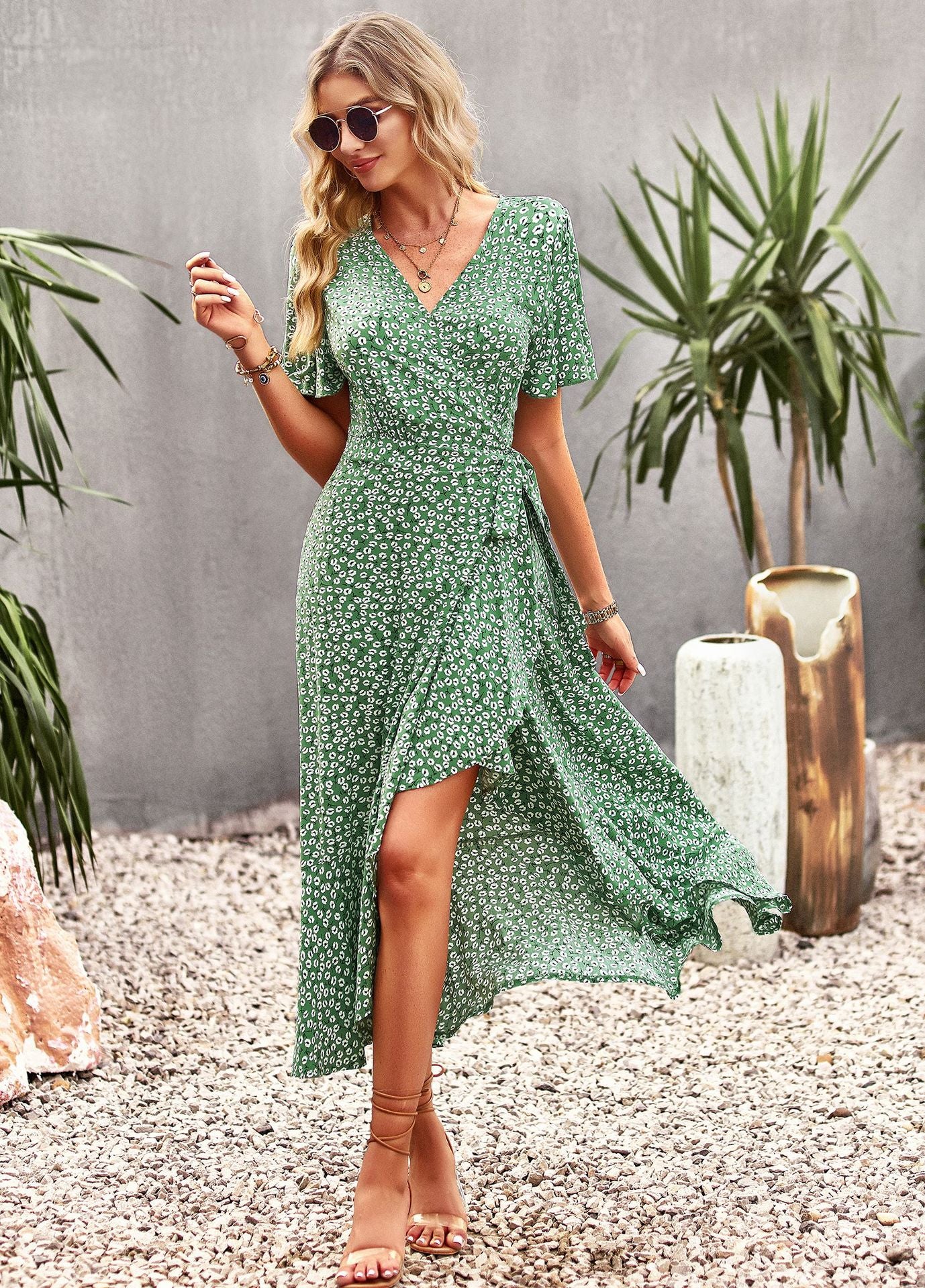 Robe Bohème Longue Portefeuille
