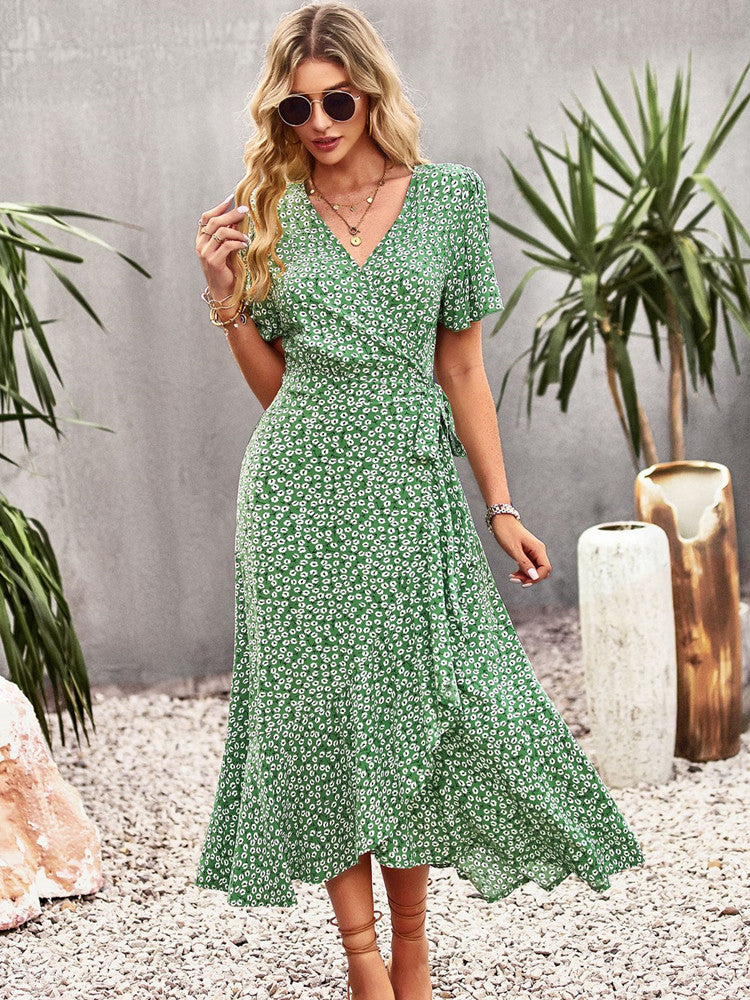 Robe Bohème Longue Portefeuille