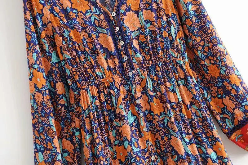 Robe Longue Style Bohème Hiver