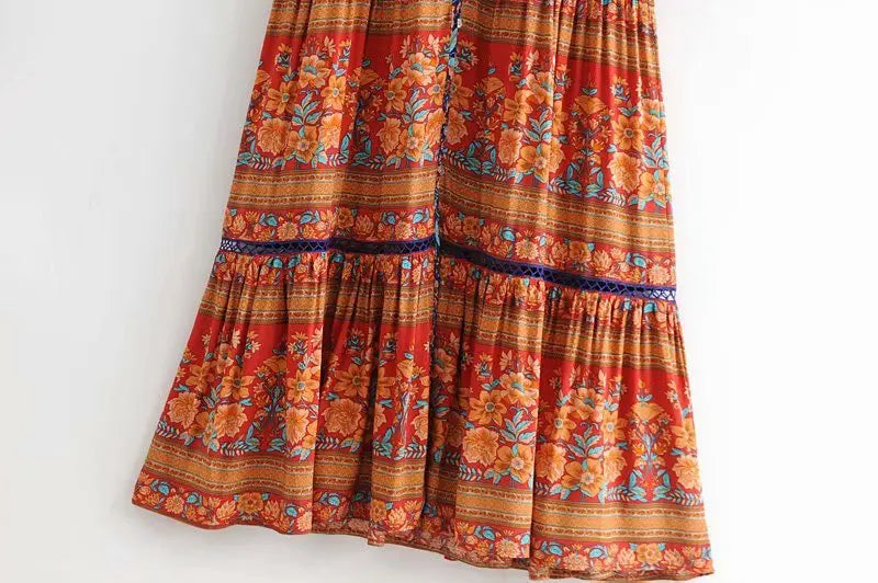 Robe Longue Style Bohème Hiver