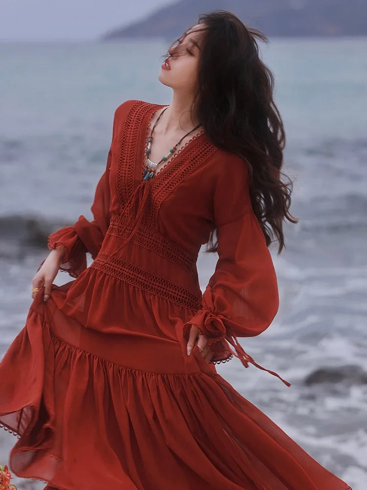Robe Soirée Hippie