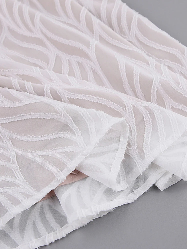 Robe blanche boheme
