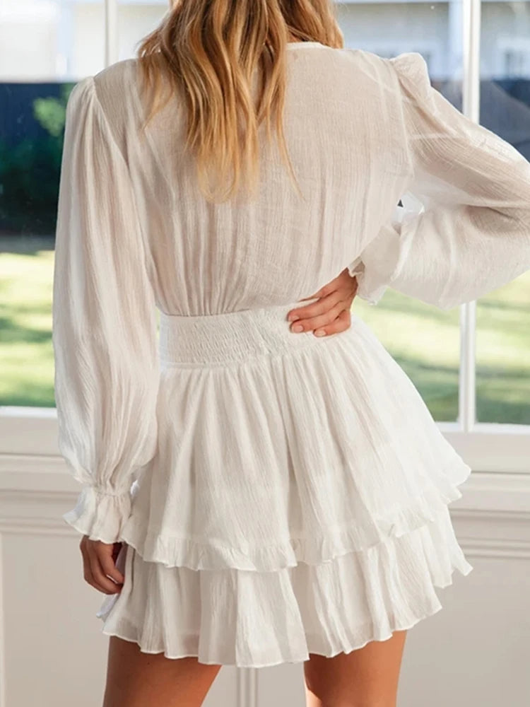 Robe courte hippie noir