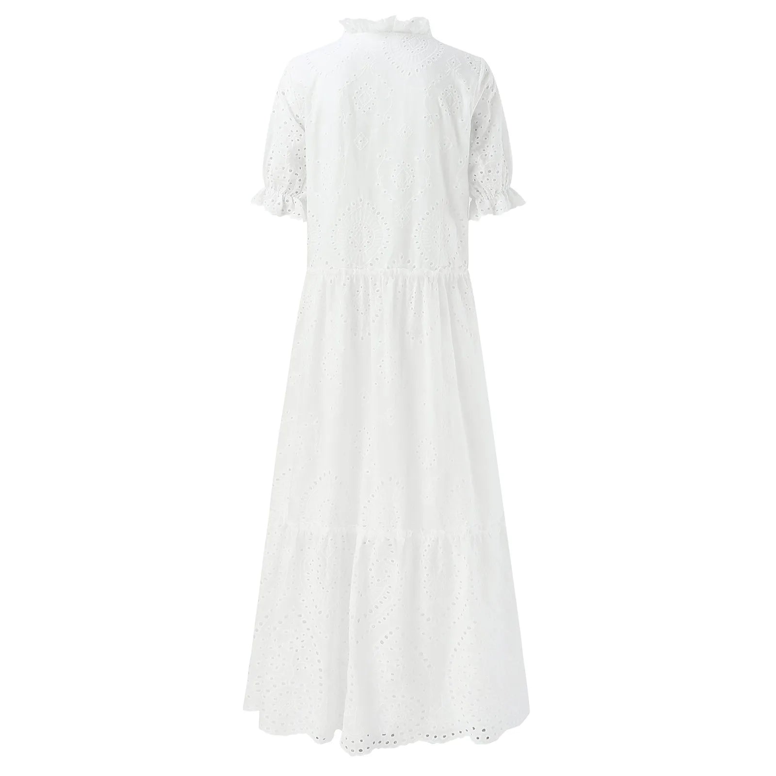 Robe Bohème Hippie Chic Blanche