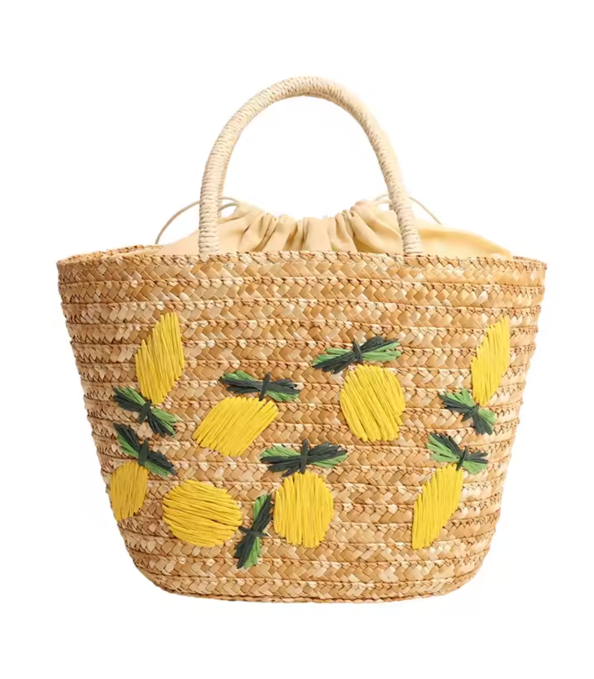 Sac Cabas Bohème en Paille Brodée