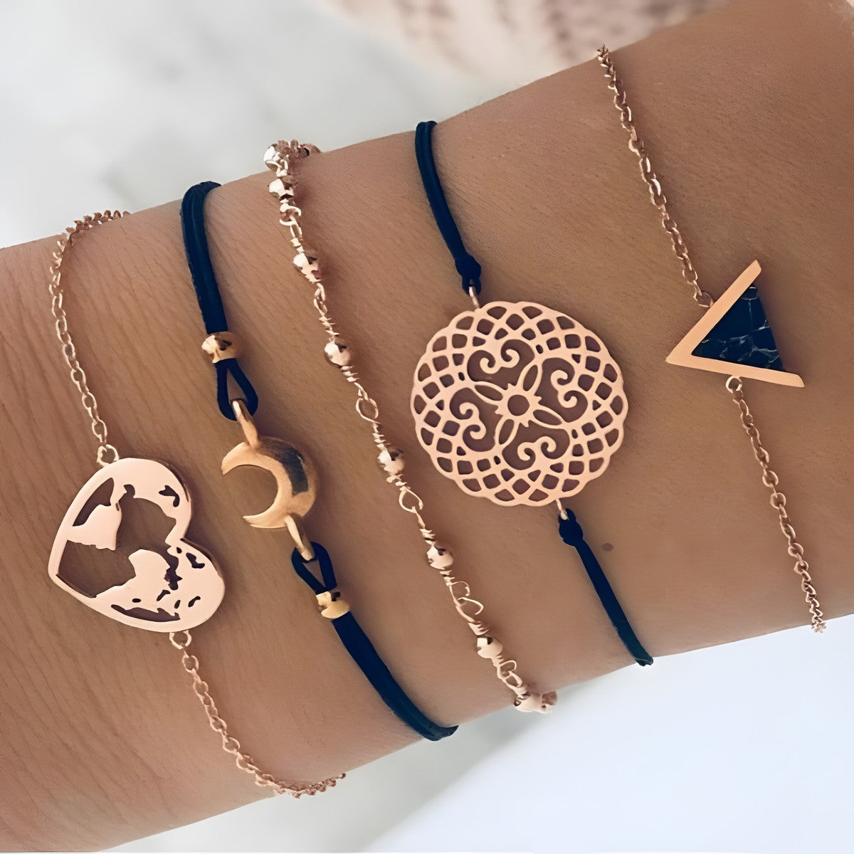 Bracelet Doré Bohème