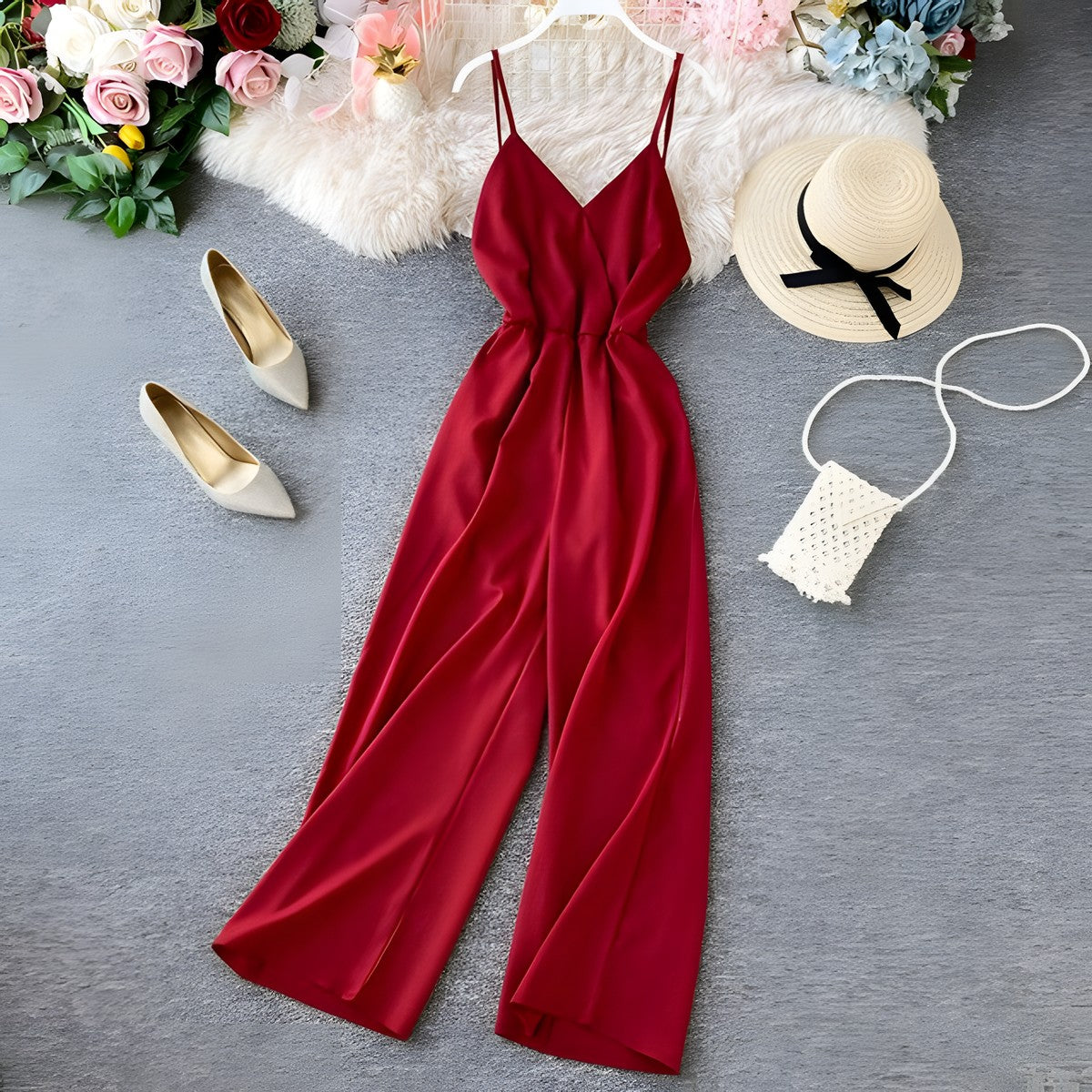 Combinaison pantalon chic bohème
