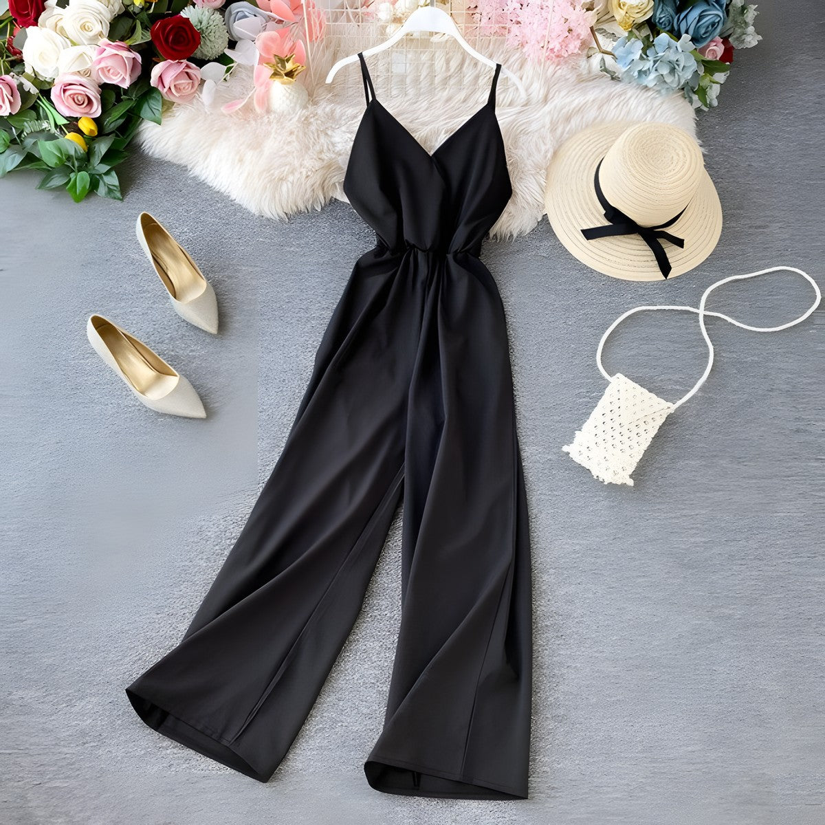 Combinaison pantalon chic bohème