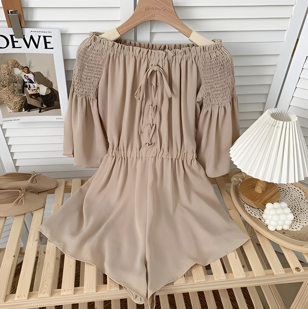 Combishort femme ethnique