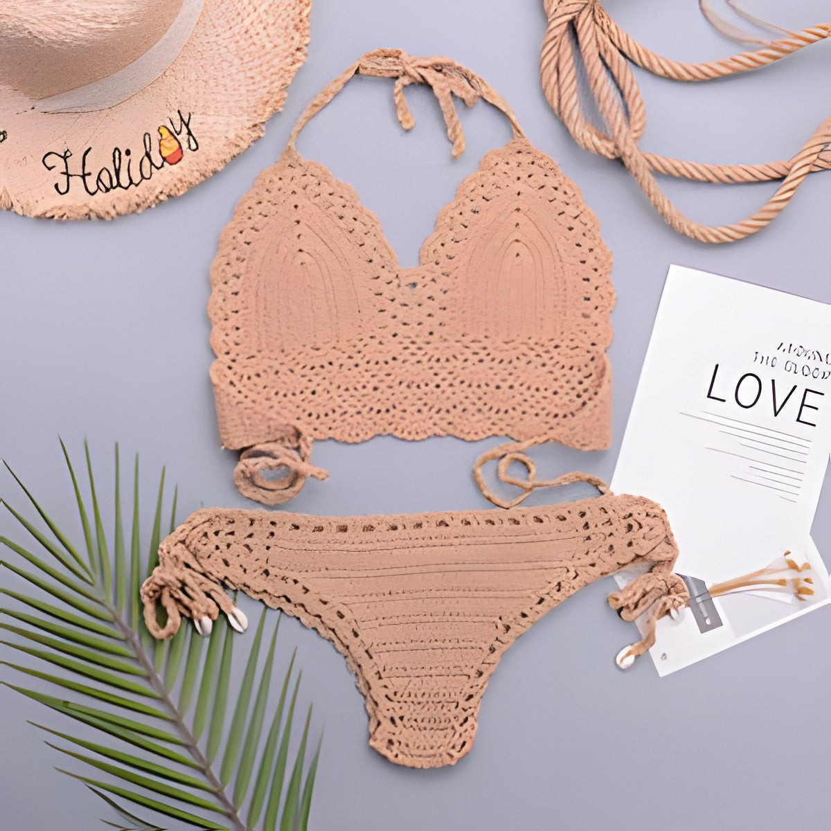 Maillot de bain bohème crochet