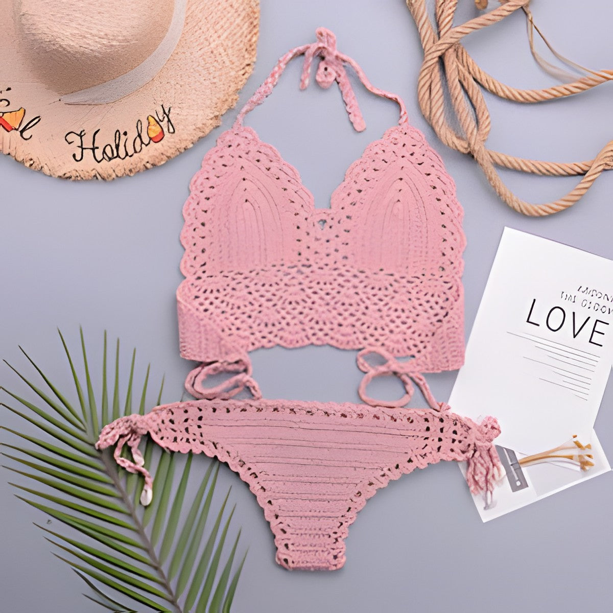 Maillot de bain bohème crochet