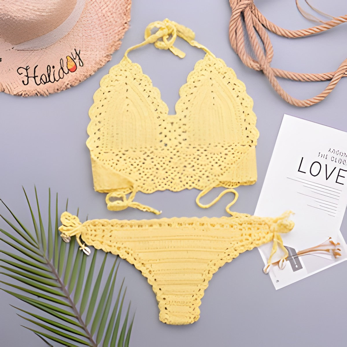 Maillot de bain bohème crochet