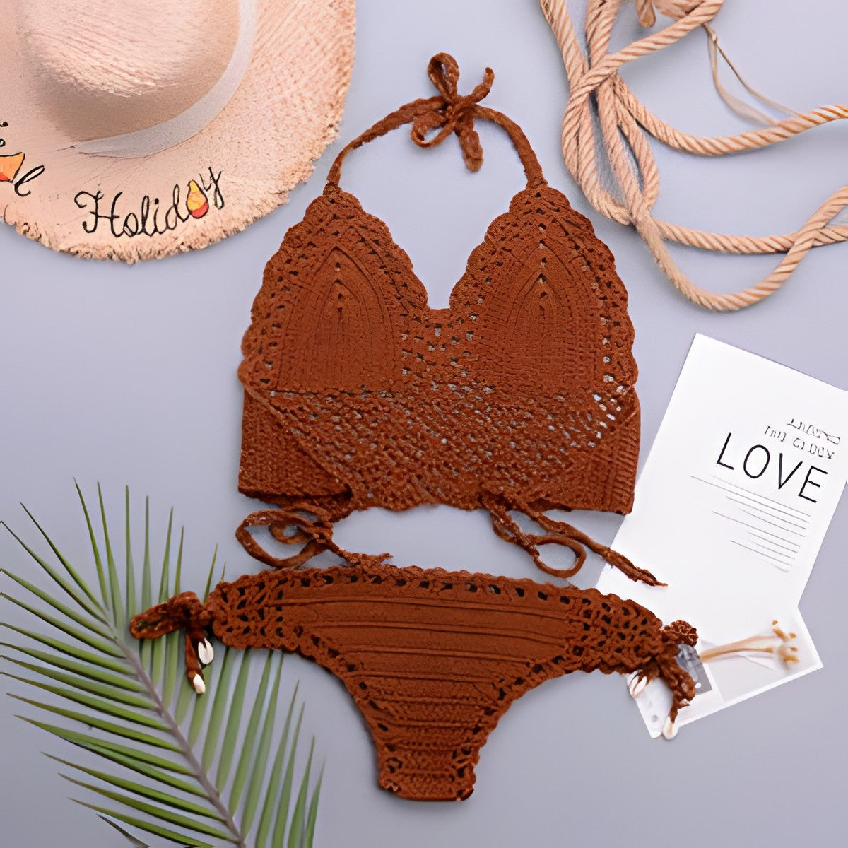 Maillot de bain bohème crochet