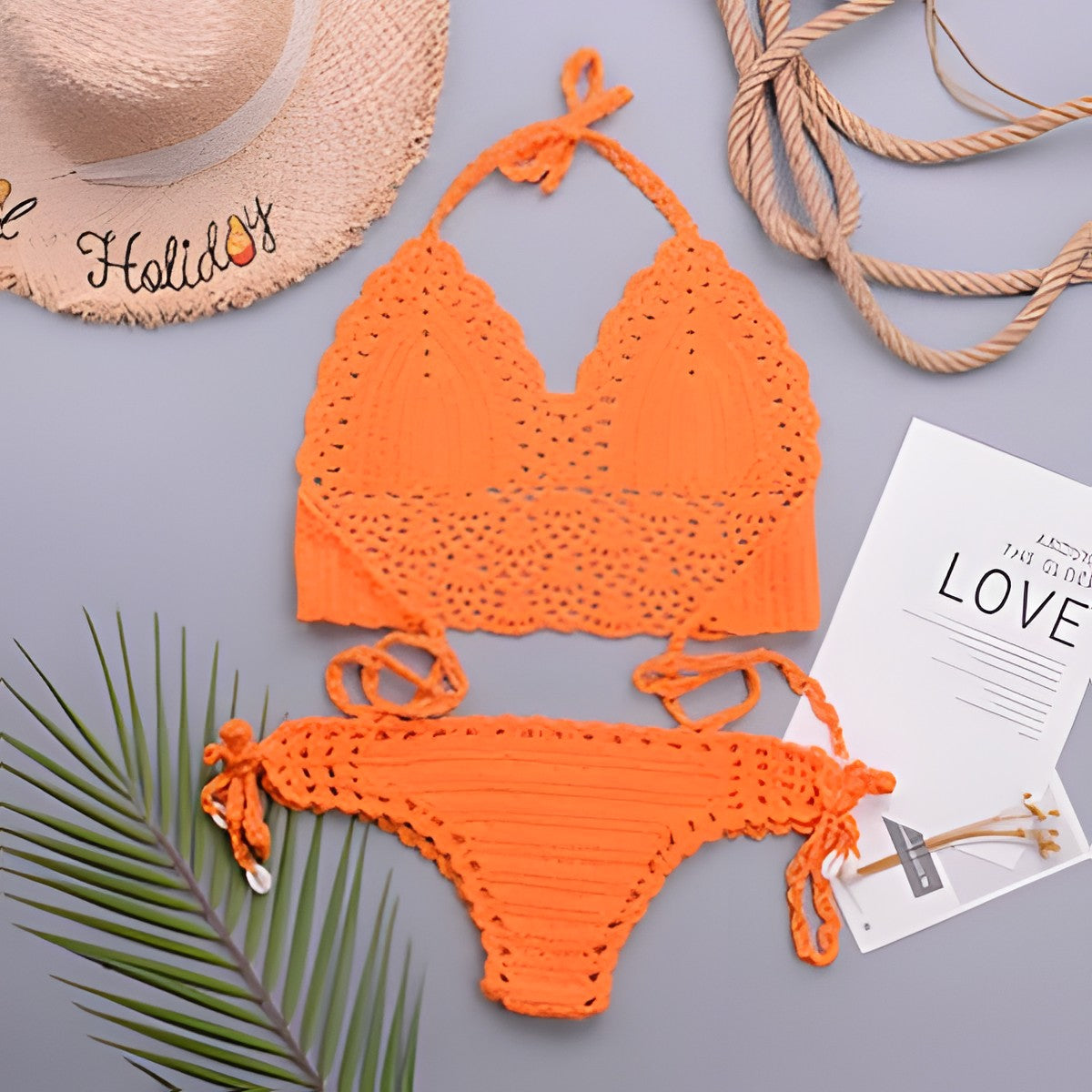 Maillot de bain bohème crochet