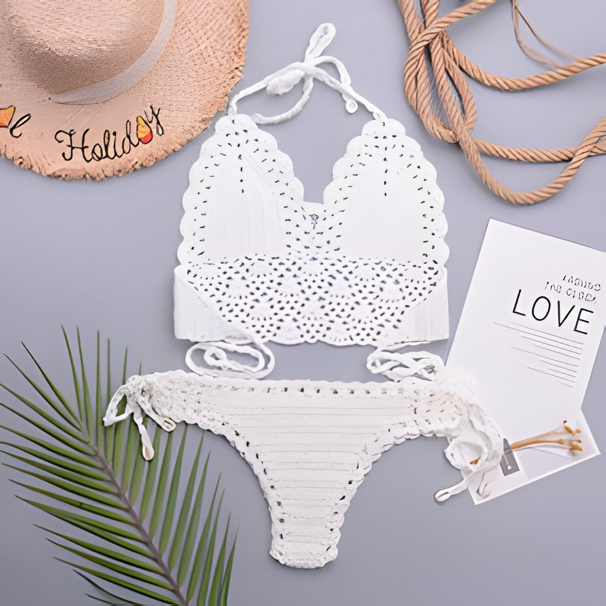 Maillot de bain bohème crochet