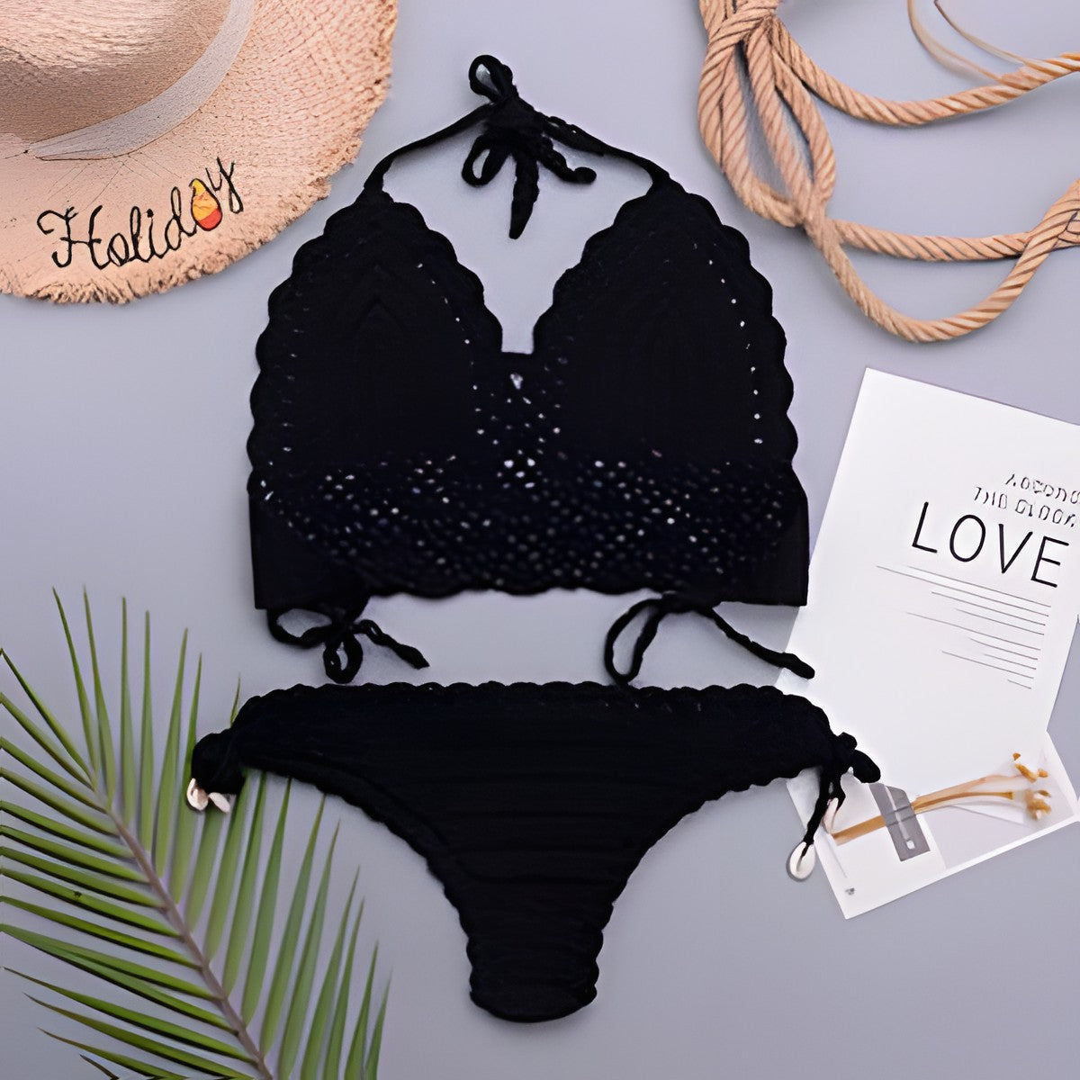 Maillot de bain bohème crochet