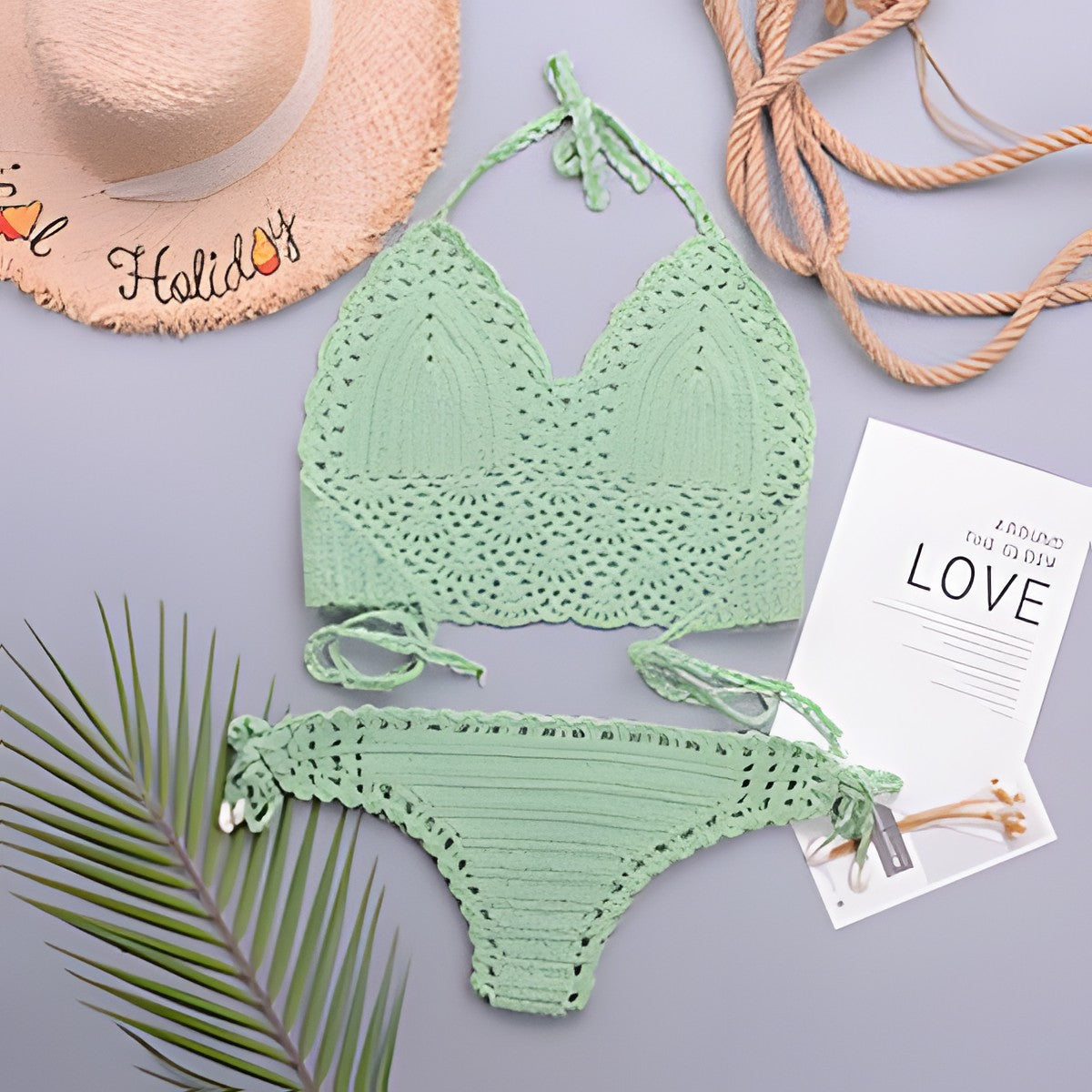 Maillot de bain bohème crochet