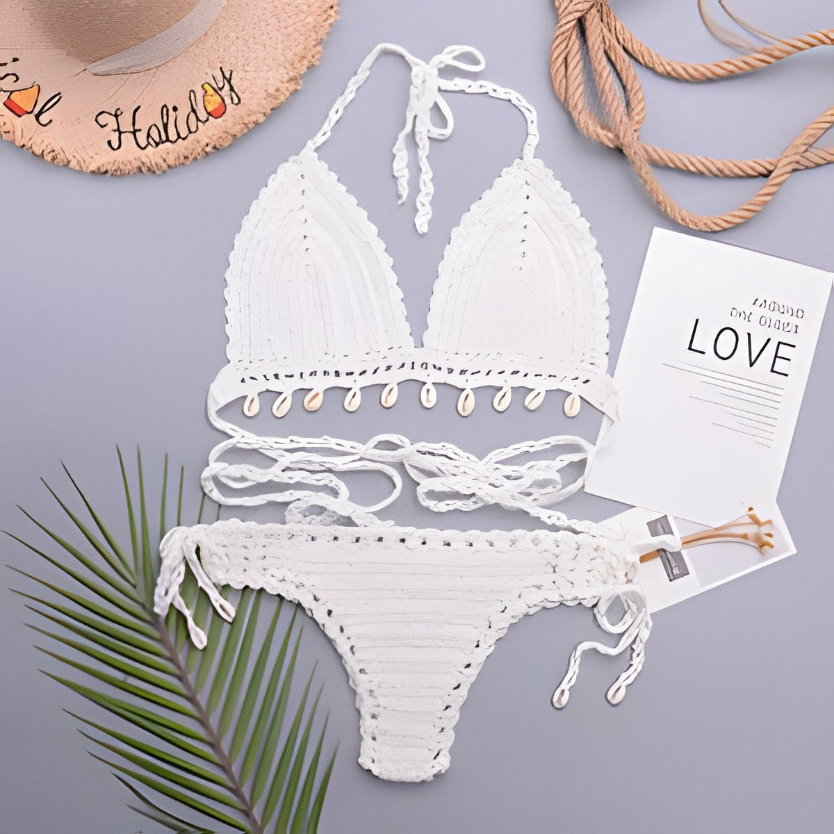 Maillot de bain crochet bohème