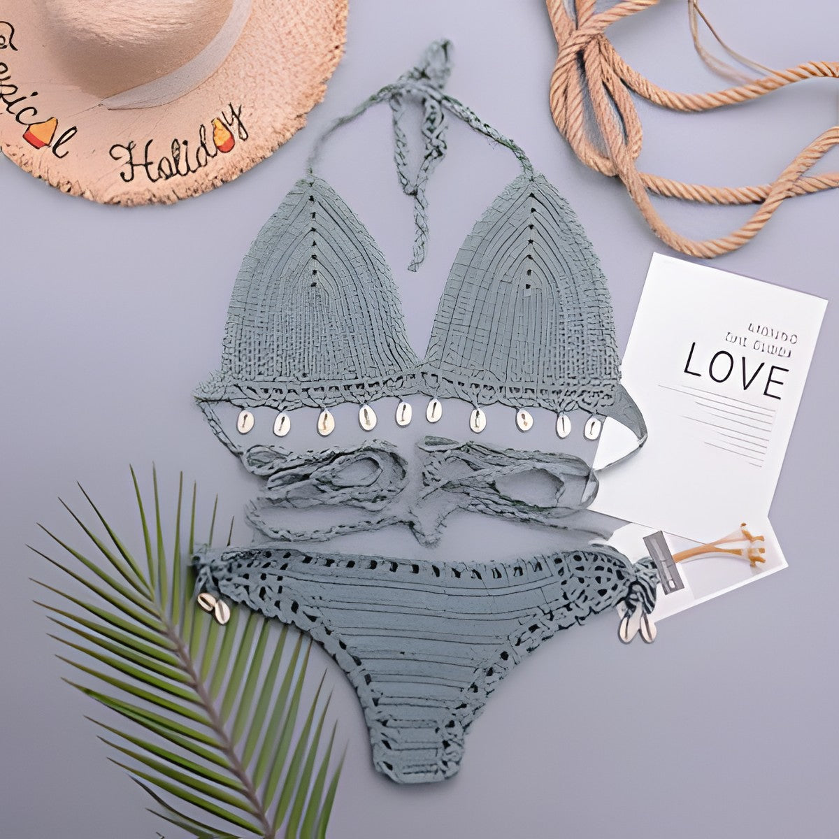 Maillot de bain crochet bohème