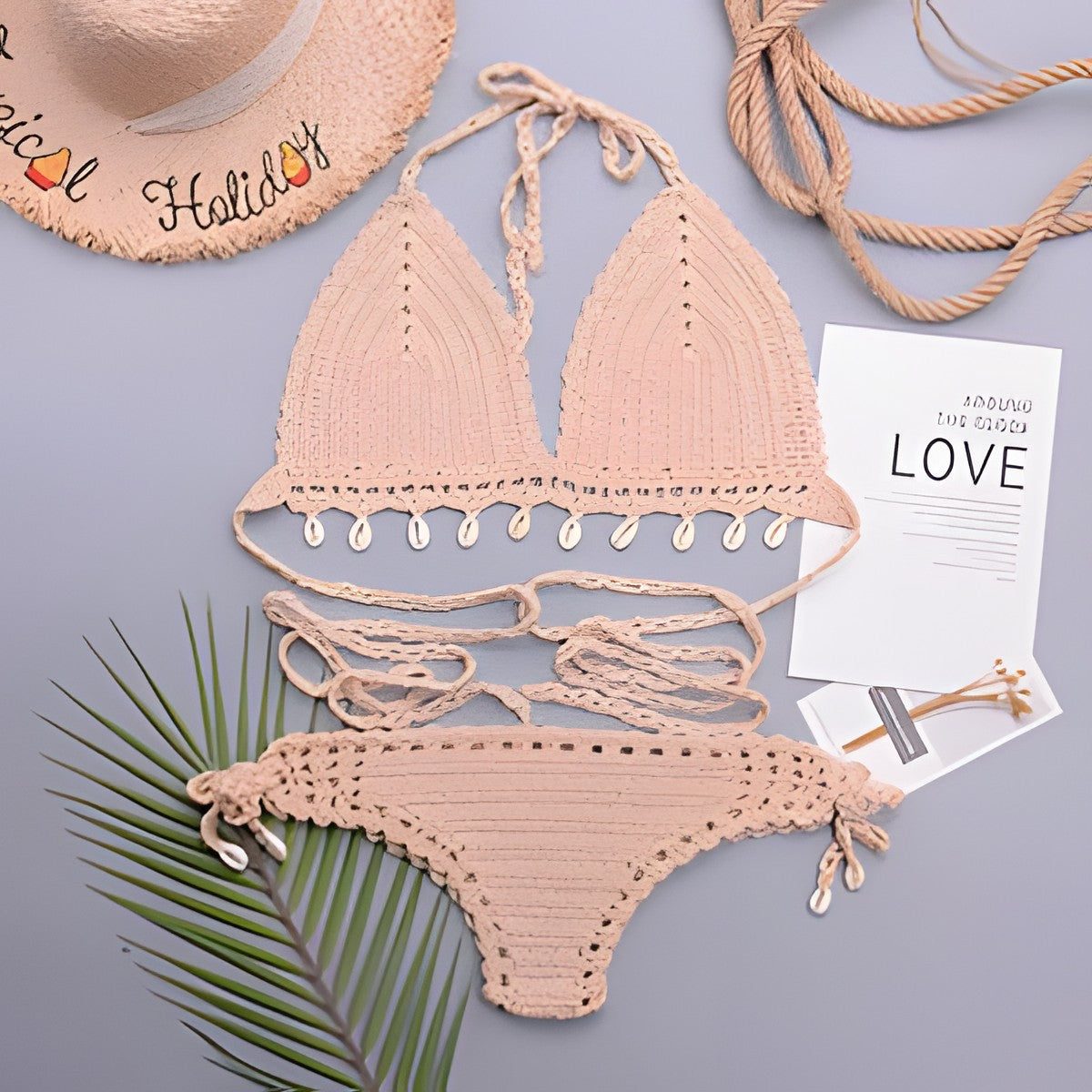Maillot de bain crochet bohème