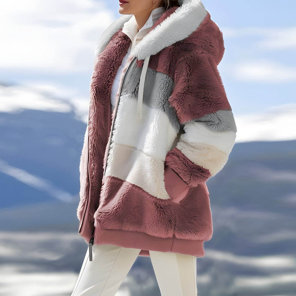 Manteau bohème chic femme hiver