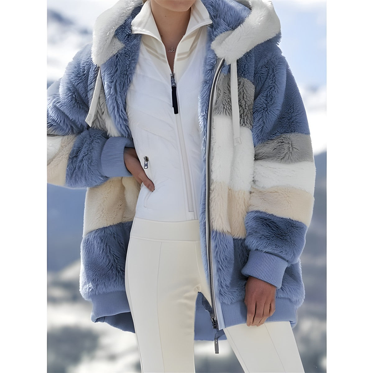 Manteau bohème chic femme hiver