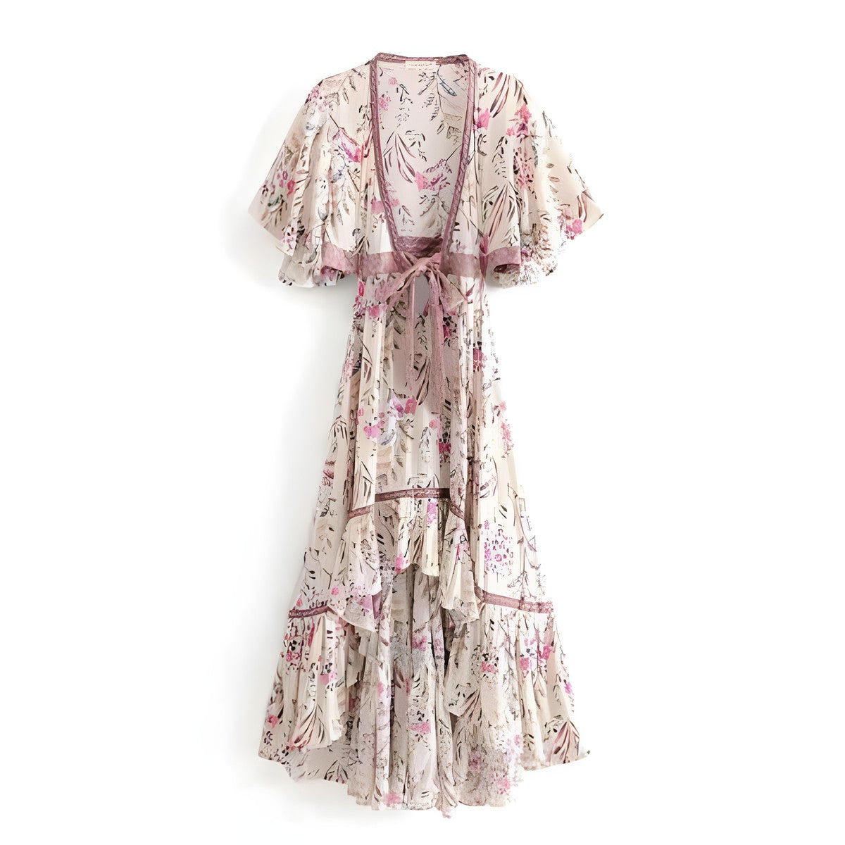 Robe Bohème Chic Courte Devant Long Derrière
