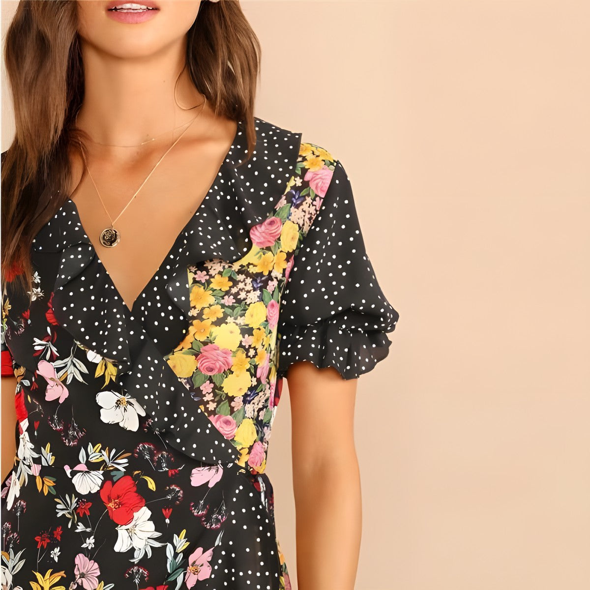 Robe Bohème Chic Manche Courte
