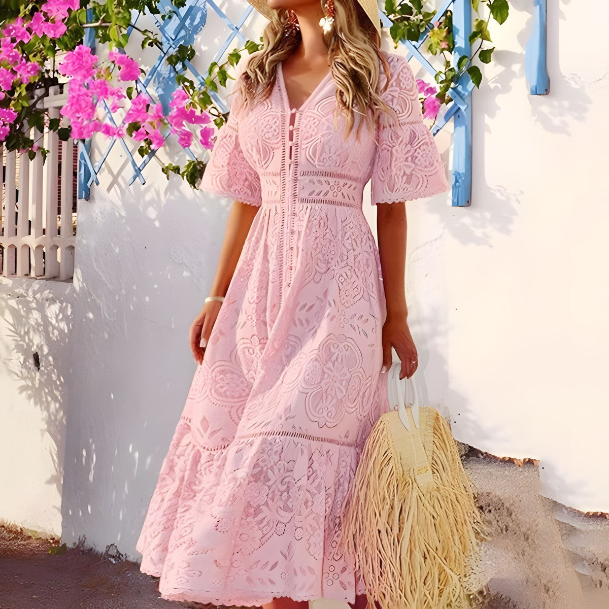 Robe Bohème Longue Celeste