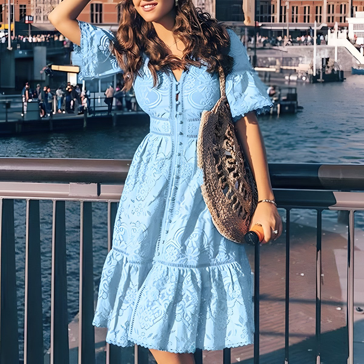 Robe Bohème Longue Celeste