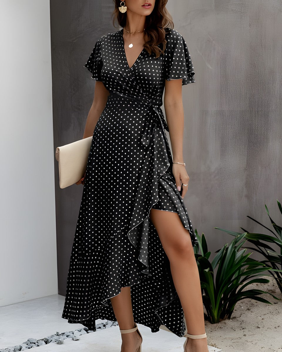 Robe Bohème Portefeuille Asymétrique