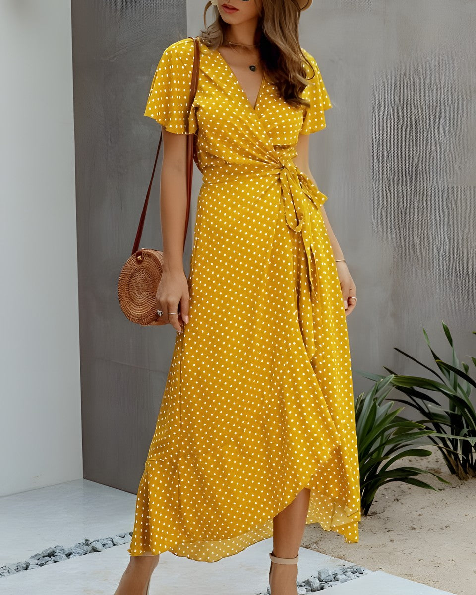 Robe Bohème Portefeuille Asymétrique