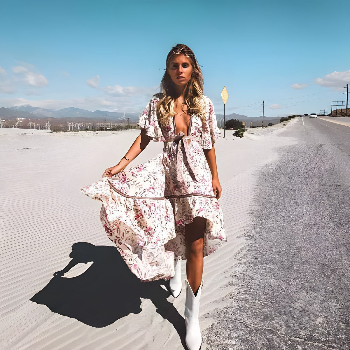 Robe Style Bohème Rock