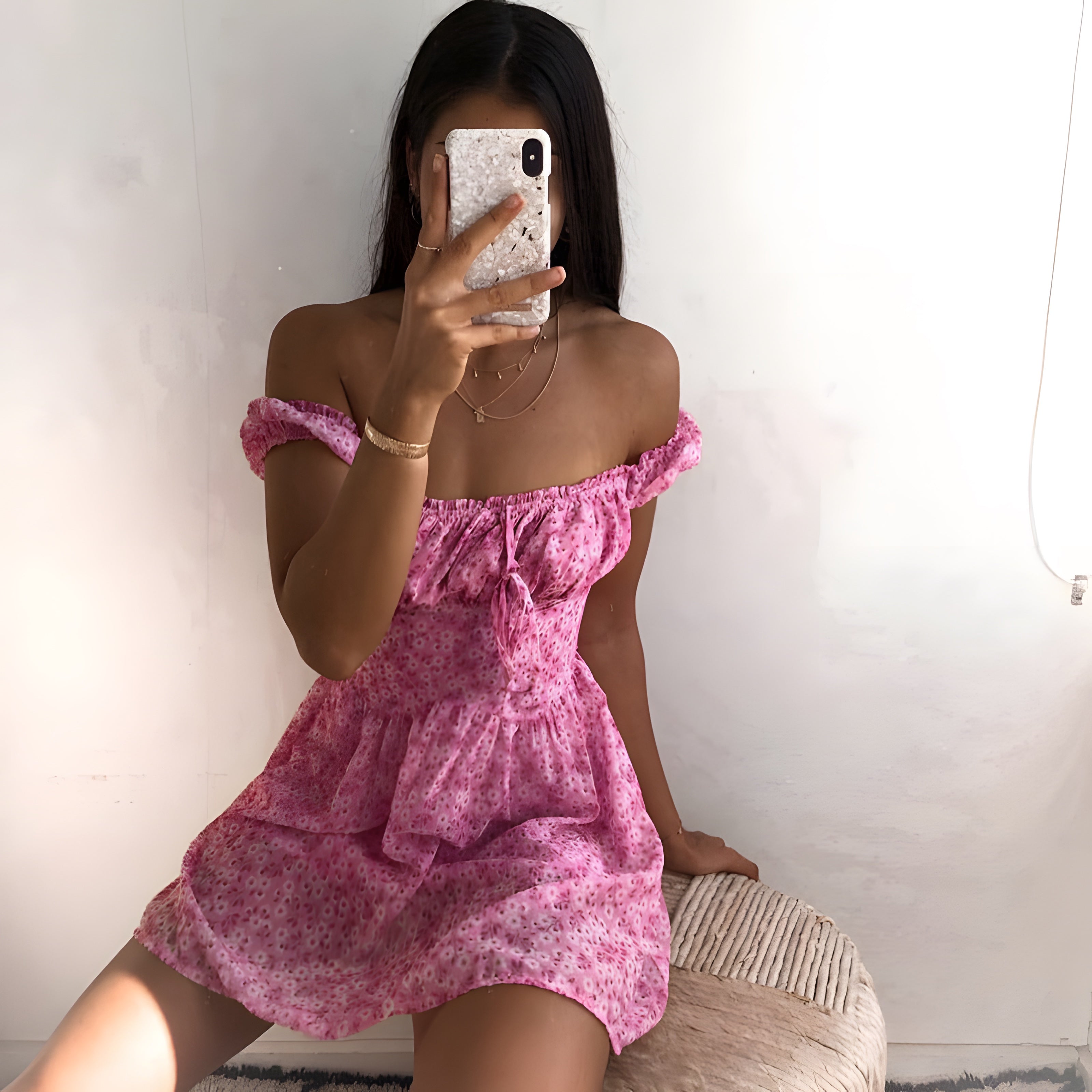 Robe bohème courte été 2020