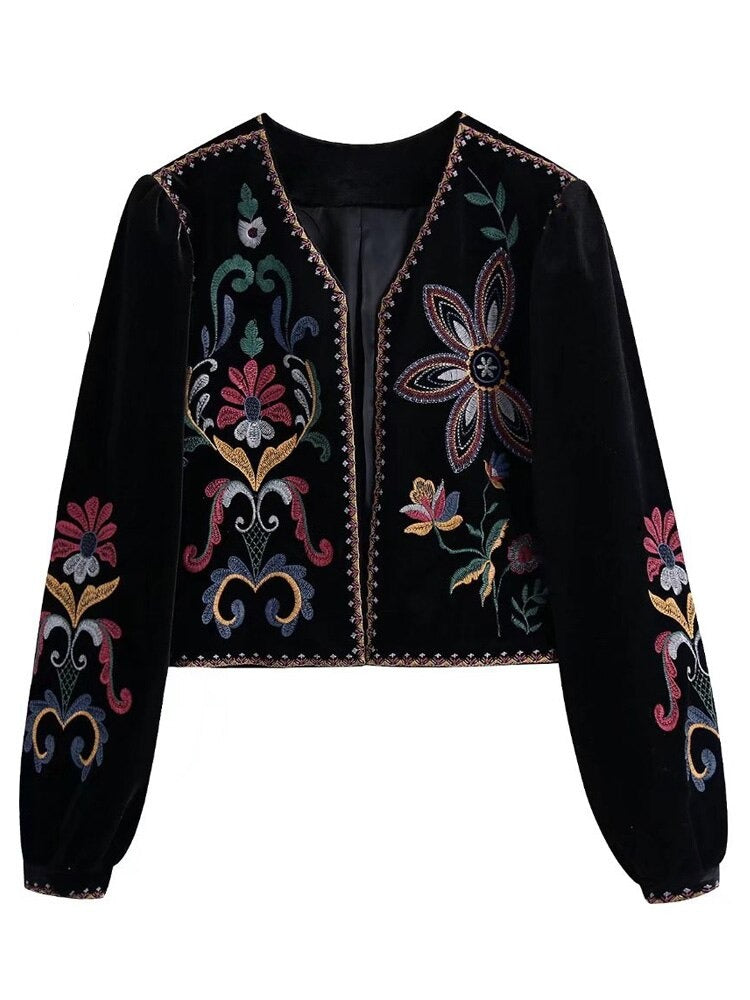 Veste Florale Bohème