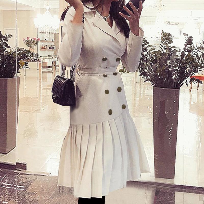 Robe Manteau Blanche Bohème